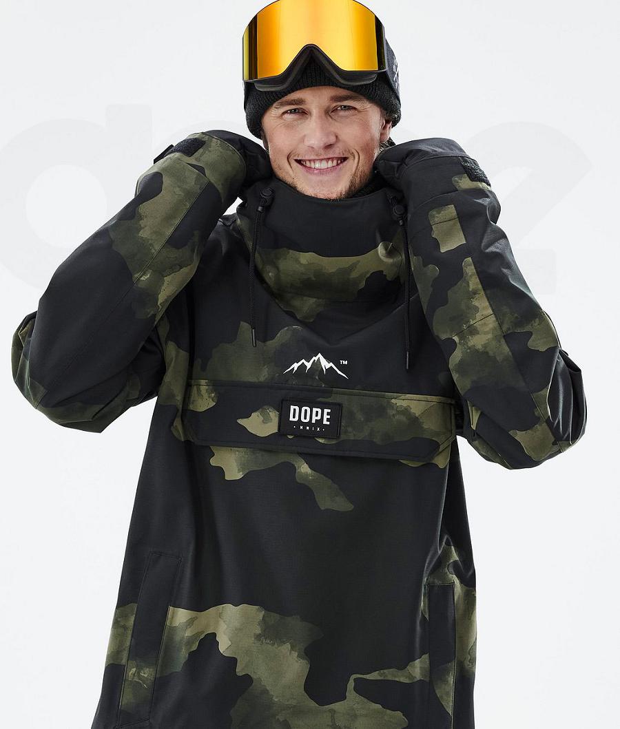 Dope Blizzard Skijacken Herren Grün Camouflage | CH2166AP