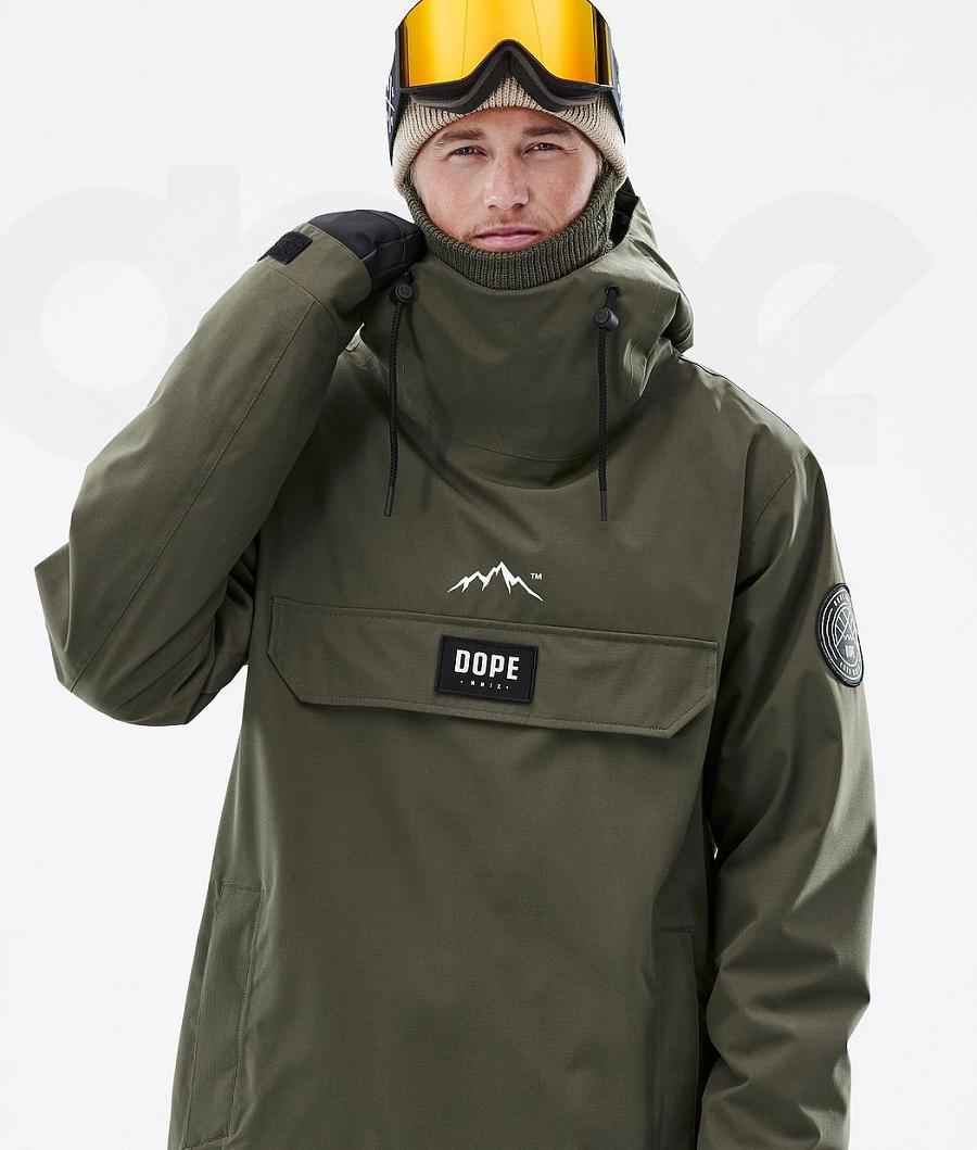 Dope Blizzard Skijacken Herren Olivgrün Grün | CH2164OR