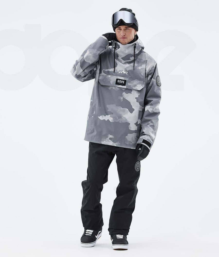 Dope Blizzard Snowboardjacken Herren Grau Camouflage | CH2300GL