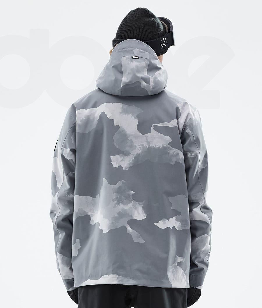 Dope Blizzard Snowboardjacken Herren Grau Camouflage | CH2300GL