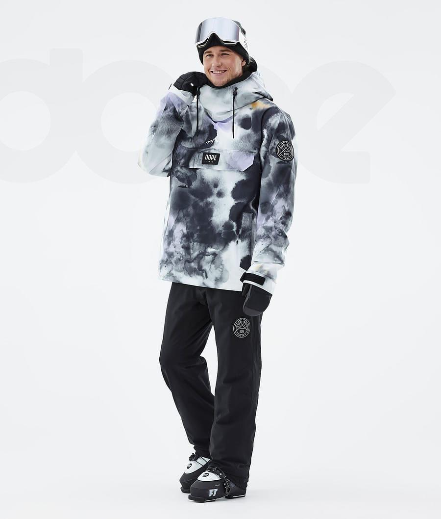 Dope Blizzard Tiedye Skijacken Herren Schwarz Lila | CH2152VD