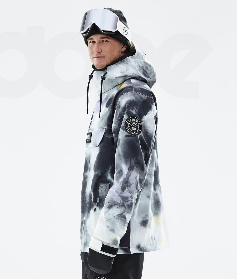 Dope Blizzard Tiedye Skijacken Herren Schwarz Lila | CH2152VD