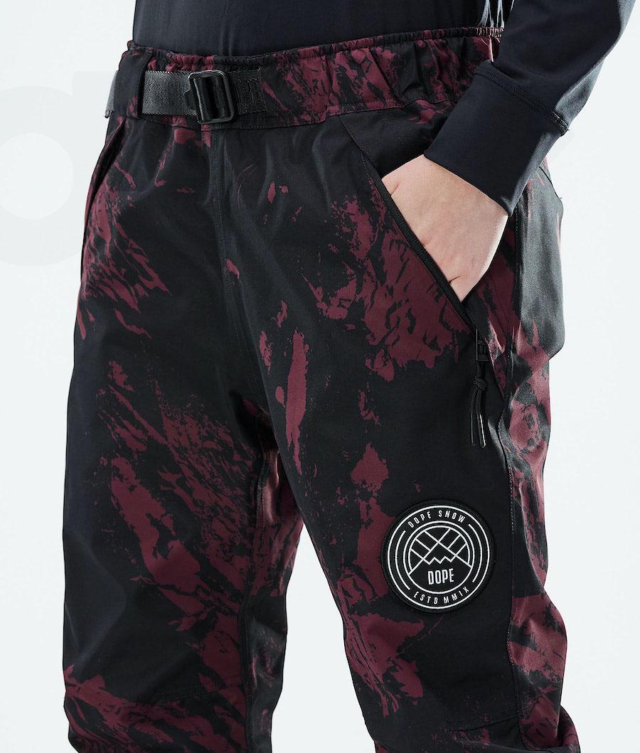 Dope Blizzard W 2021 Paint Ski Hosen Damen Bordeaux | CH1757KI