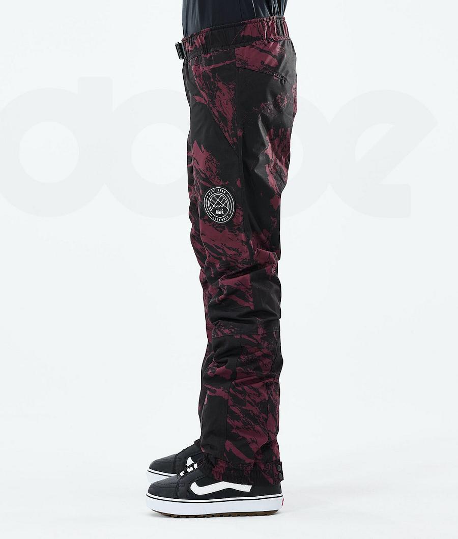 Dope Blizzard W 2021 Paint Snowboardhosen Damen Bordeaux | CH1819WY