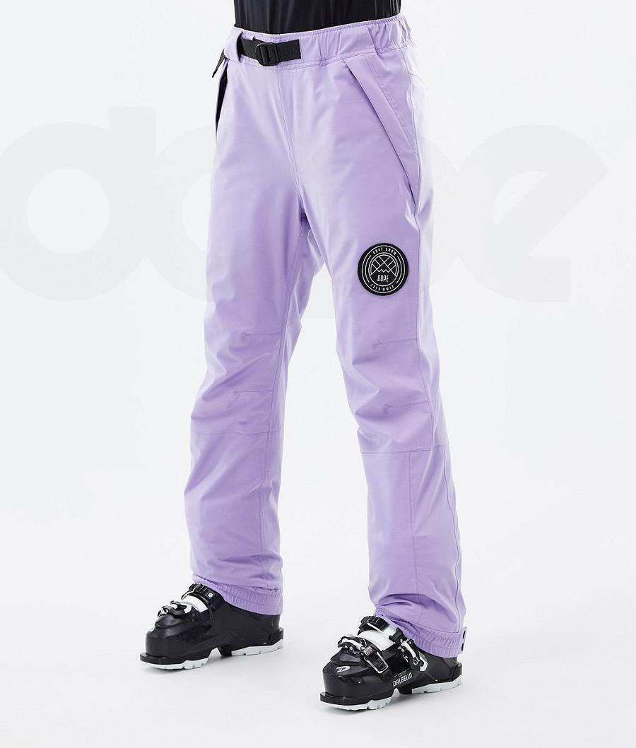 Dope Blizzard W Faded Ski Hosen Damen Lila | CH1754GL