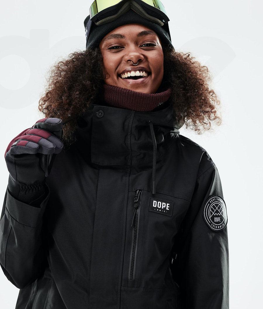 Dope Blizzard W Full Zip 2021 Skijacken Damen Schwarz | CH1433YU