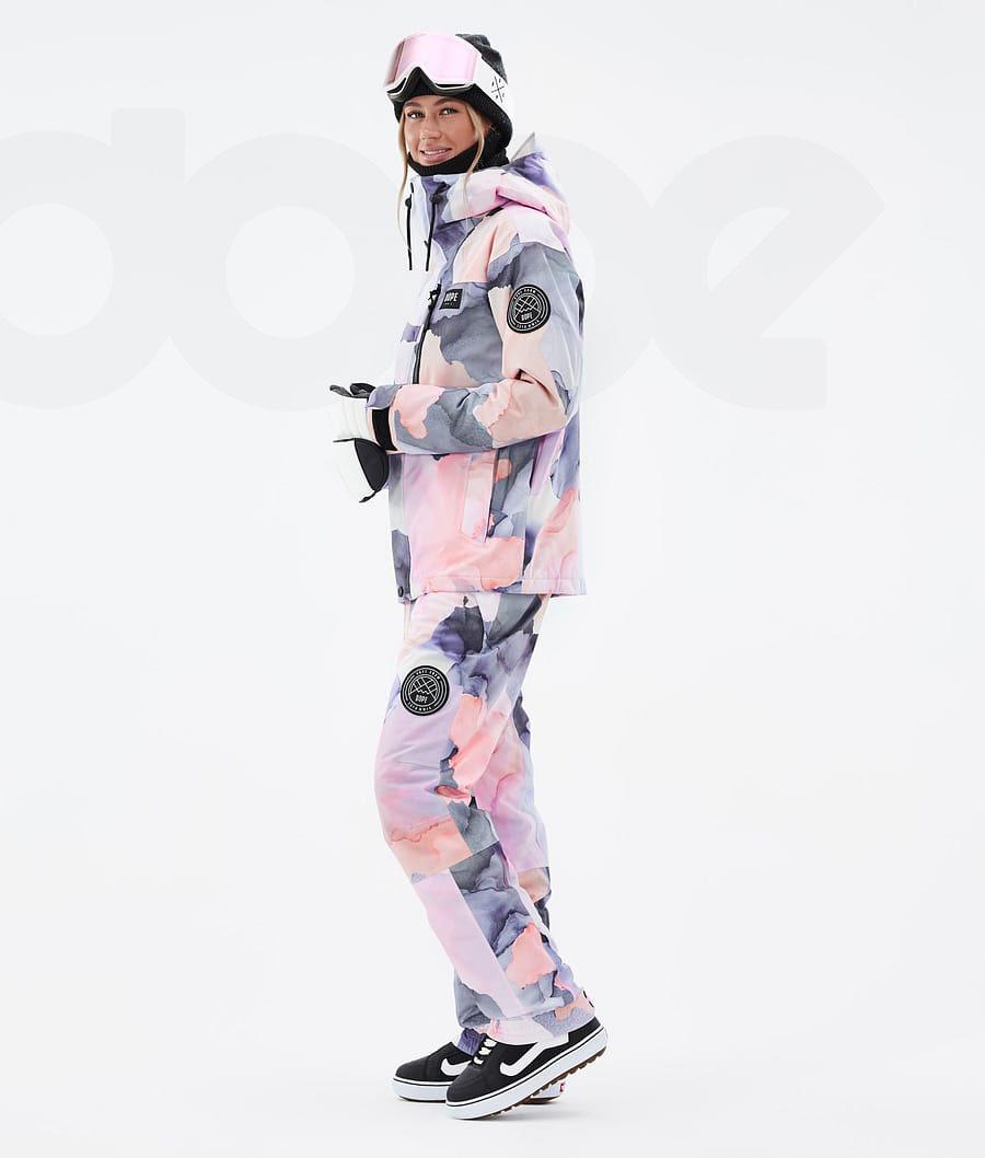 Dope Blizzard W Full Zip Blot Snowboardjacken Damen Orange | CH1603ZG