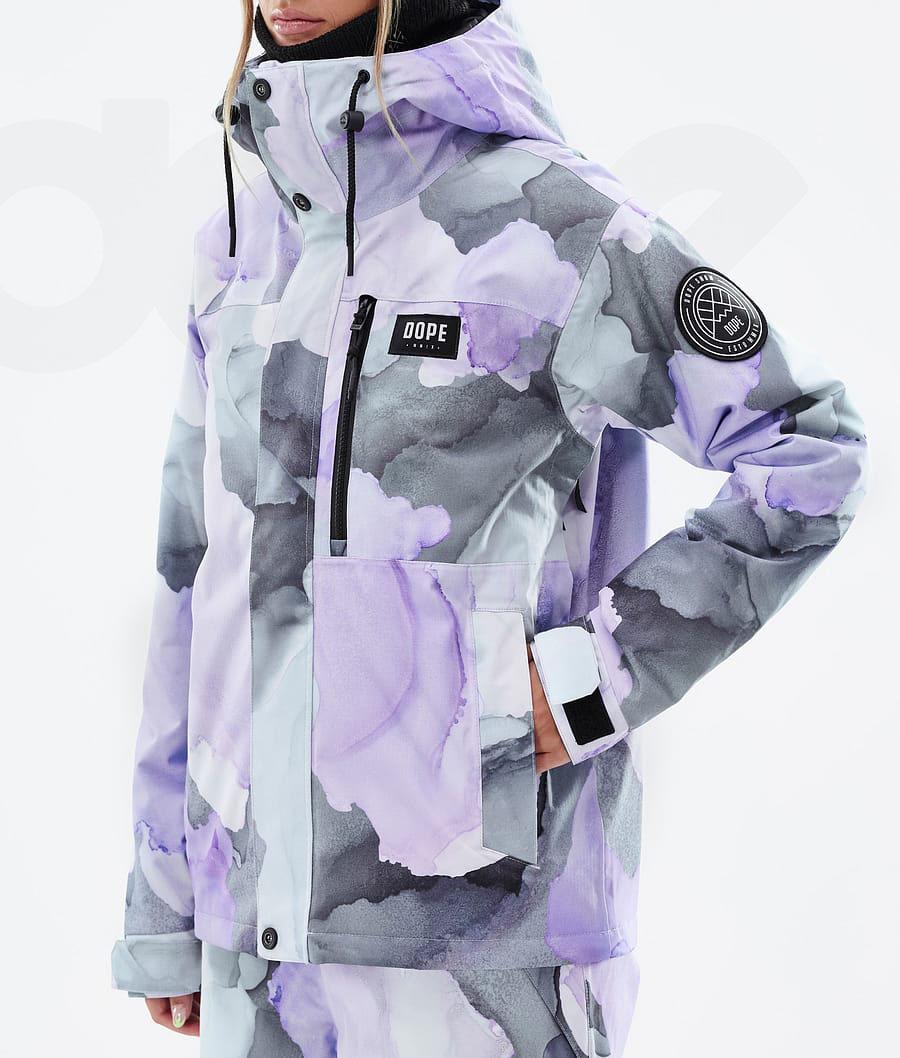 Dope Blizzard W Full Zip Skijacken Damen Lila | CH1434UT