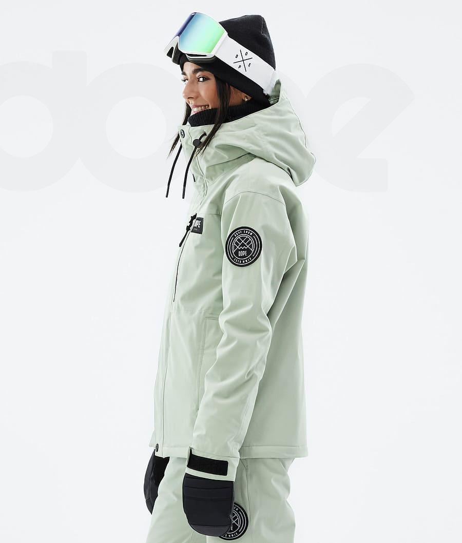 Dope Blizzard W Full Zip Skijacken Damen Grün | CH1437PQ