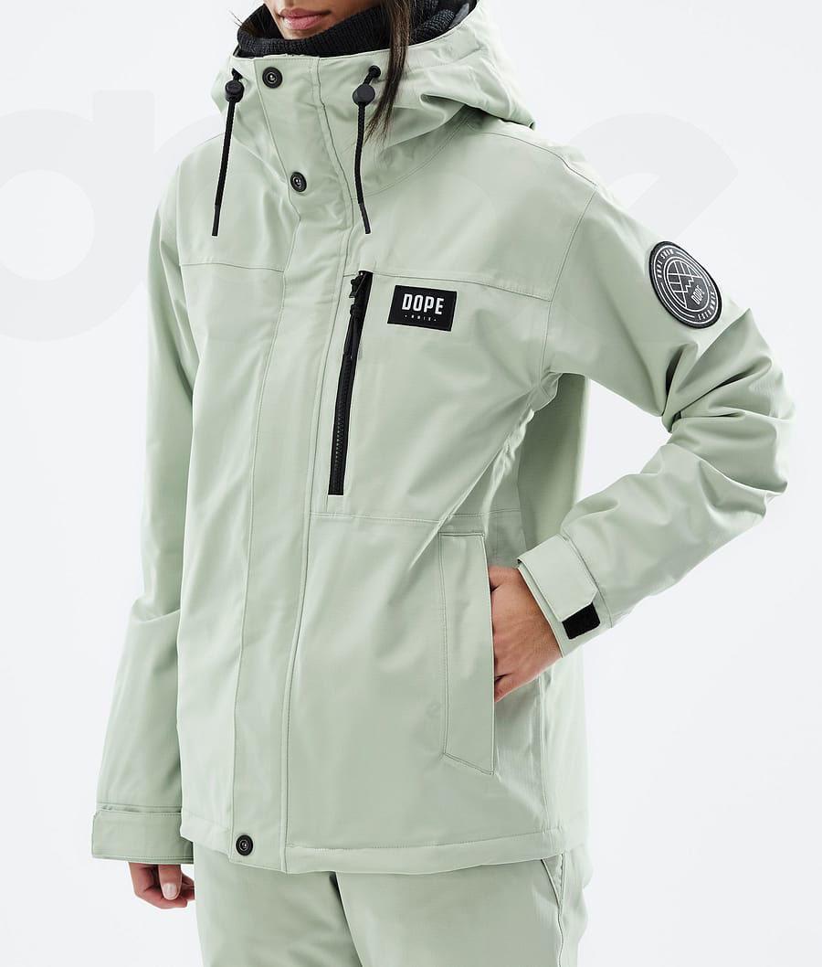 Dope Blizzard W Full Zip Skijacken Damen Grün | CH1437PQ