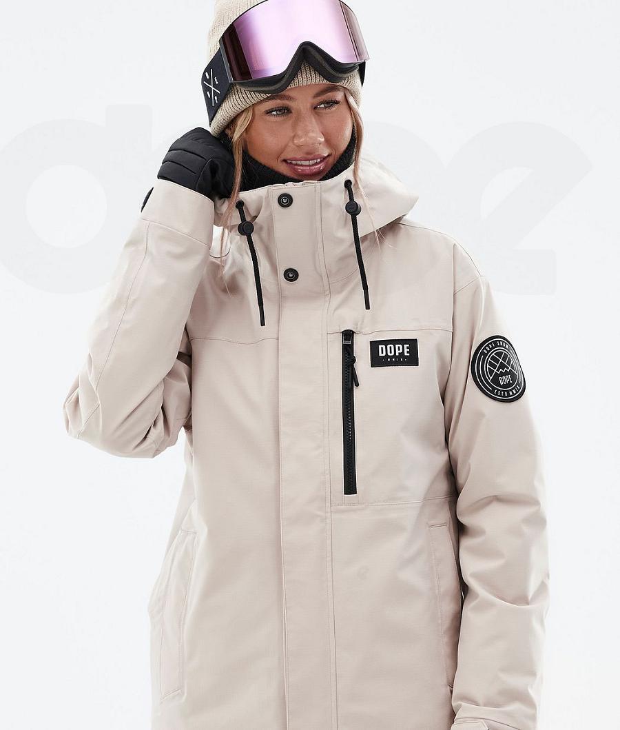 Dope Blizzard W Full Zip Skijacken Damen Braun | CH1438AP