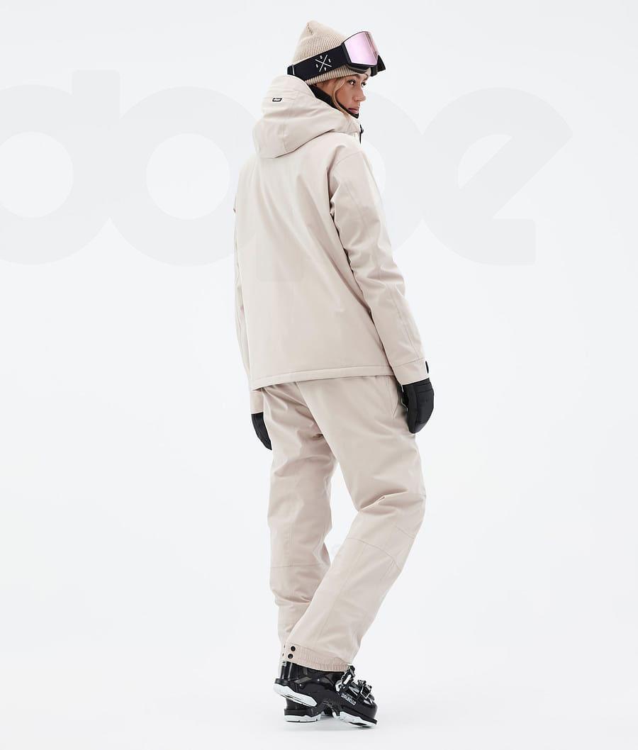 Dope Blizzard W Full Zip Skijacken Damen Braun | CH1438AP