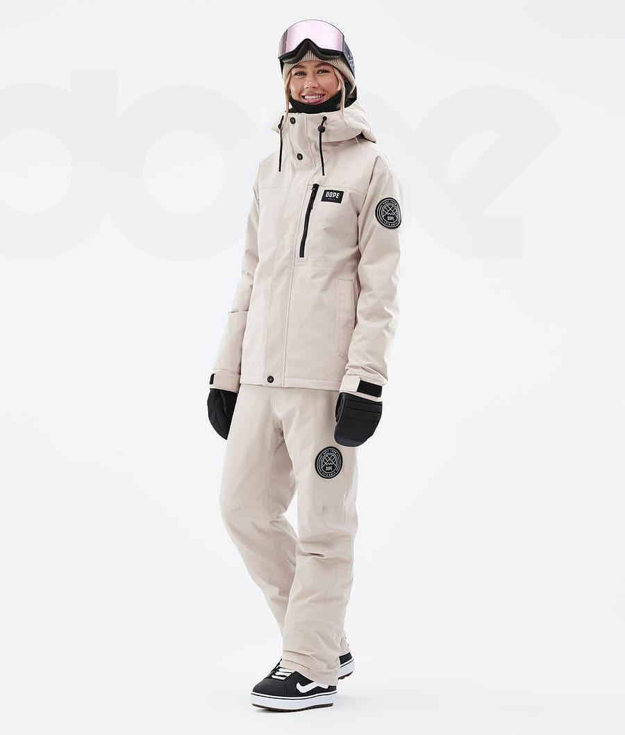 Dope Blizzard W Full Zip Snowboardjacken Damen Braun | CH1607BC