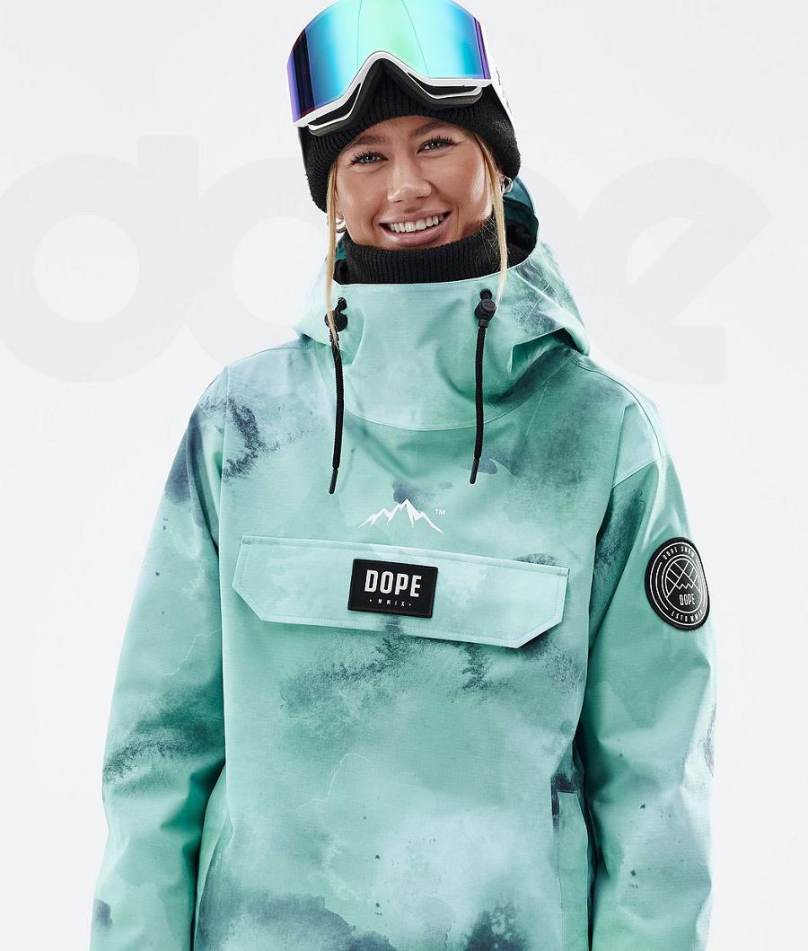 Dope Blizzard W Liquid Skijacken Damen Grün | CH1431RW