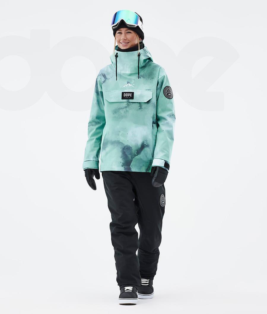 Dope Blizzard W Liquid Snowboardjacken Damen Grün | CH1599HK