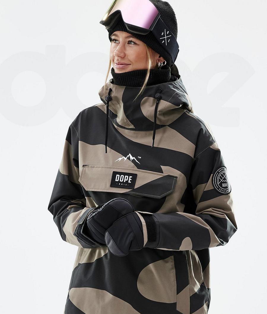 Dope Blizzard W Pangea Snowboardjacken Damen Braun | CH1598GL