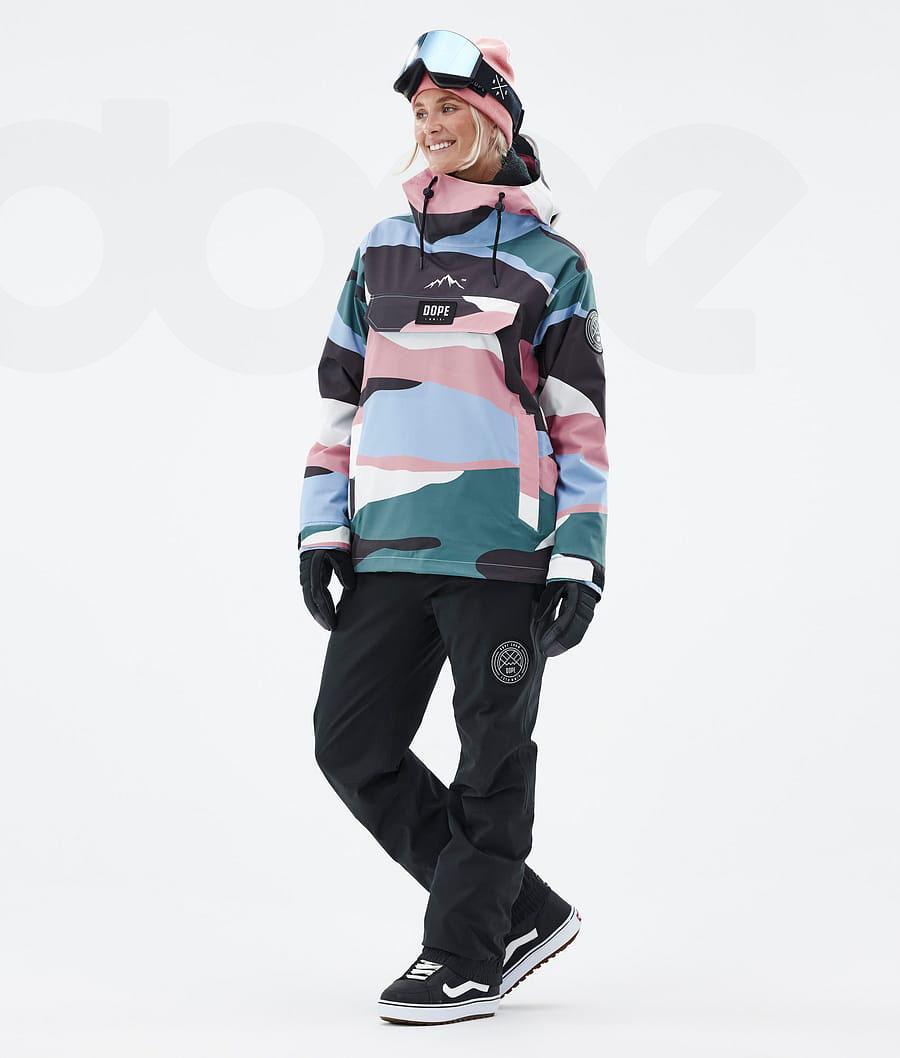 Dope Blizzard W Shards Snowboardjacken Damen Hellblau Rosa | CH1596DN