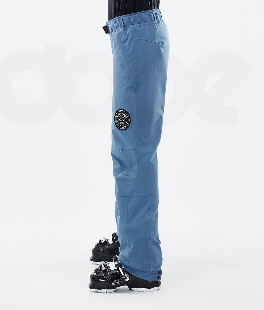 Dope Blizzard W Ski Hosen Damen Blau Grau | CH1765MA