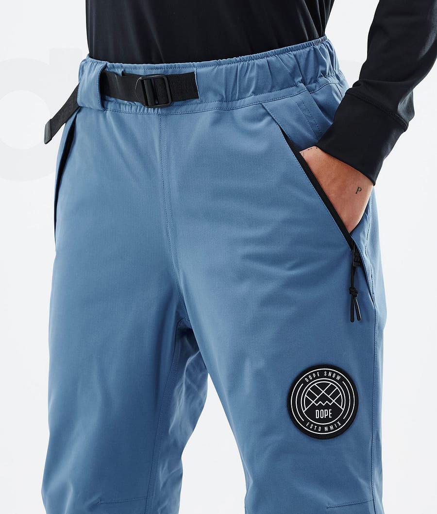 Dope Blizzard W Ski Hosen Damen Blau Grau | CH1765MA