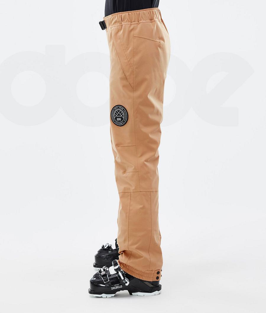 Dope Blizzard W Ski Hosen Damen Khaki Gelb | CH1766QZ