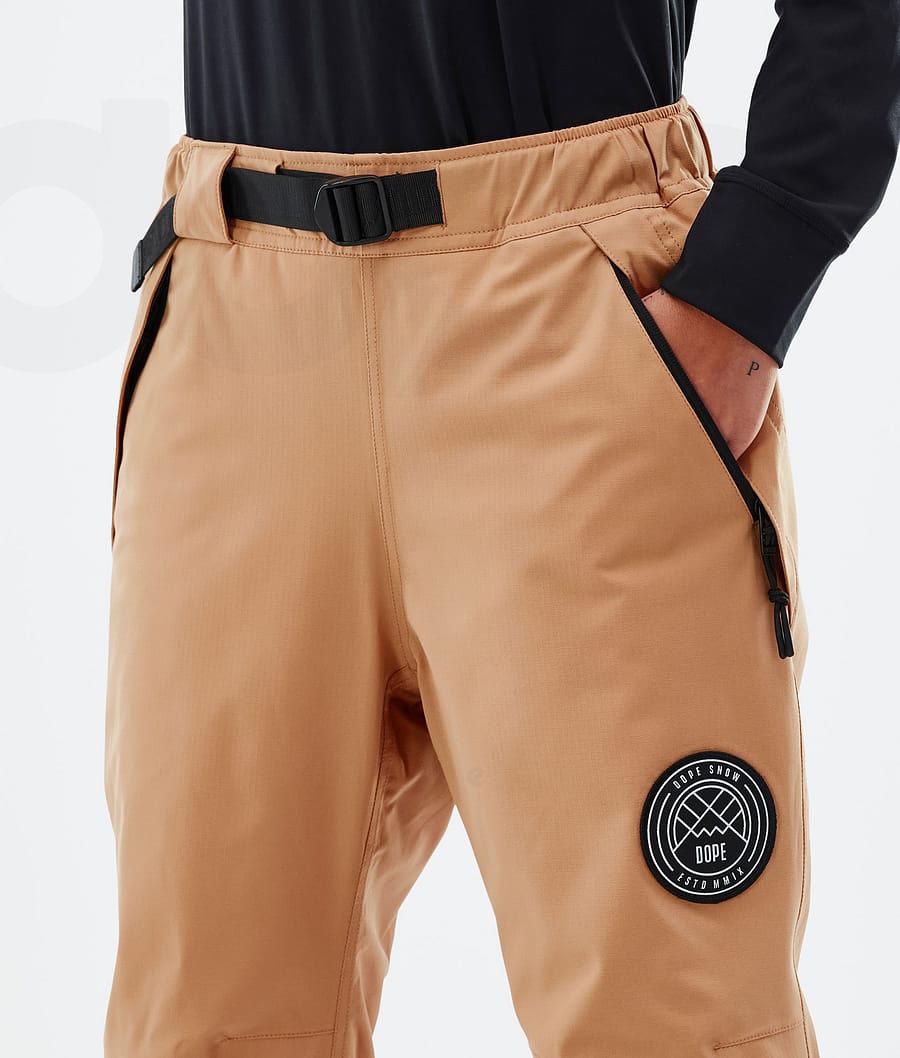 Dope Blizzard W Ski Hosen Damen Khaki Gelb | CH1766QZ