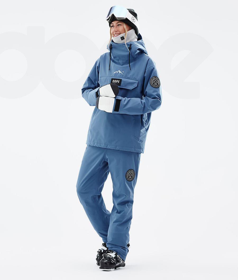 Dope Blizzard W Skijacken Damen Blau Grau | CH1457RW