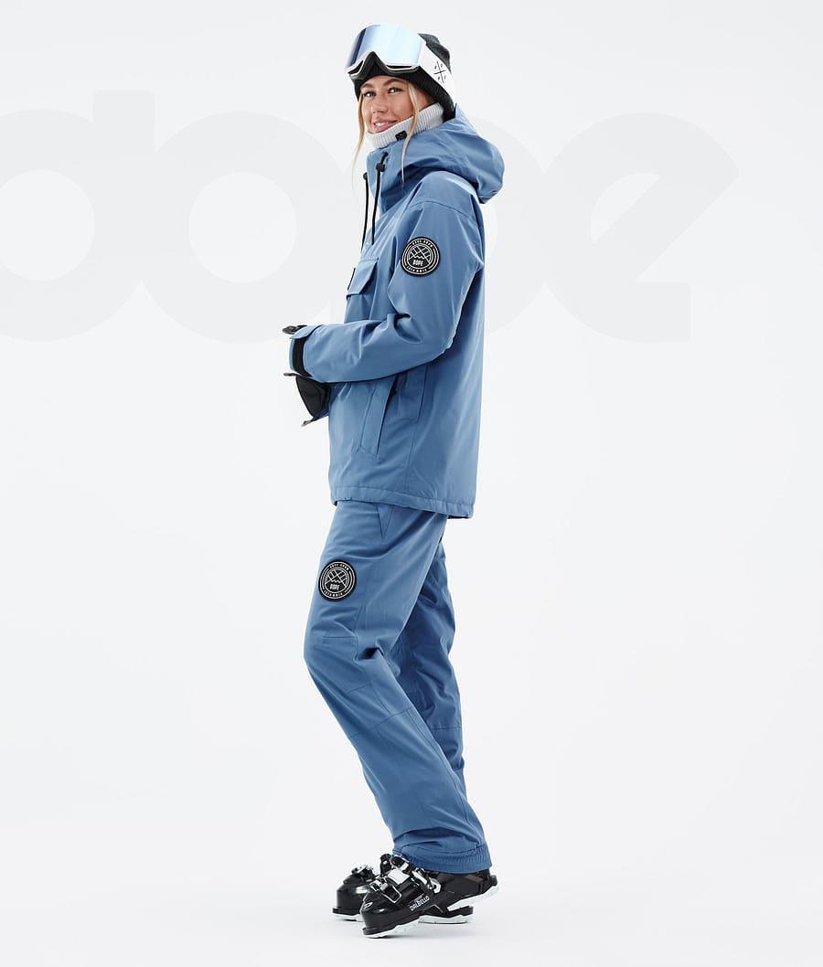 Dope Blizzard W Skijacken Damen Blau Grau | CH1457RW