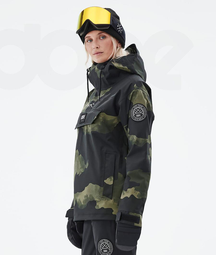 Dope Blizzard W Skijacken Damen Grün Camouflage | CH1450VD