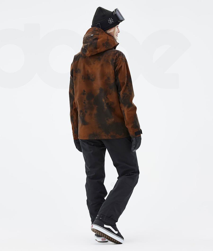 Dope Blizzard W Smudge Snowboardjacken Damen Orange | CH1595SO