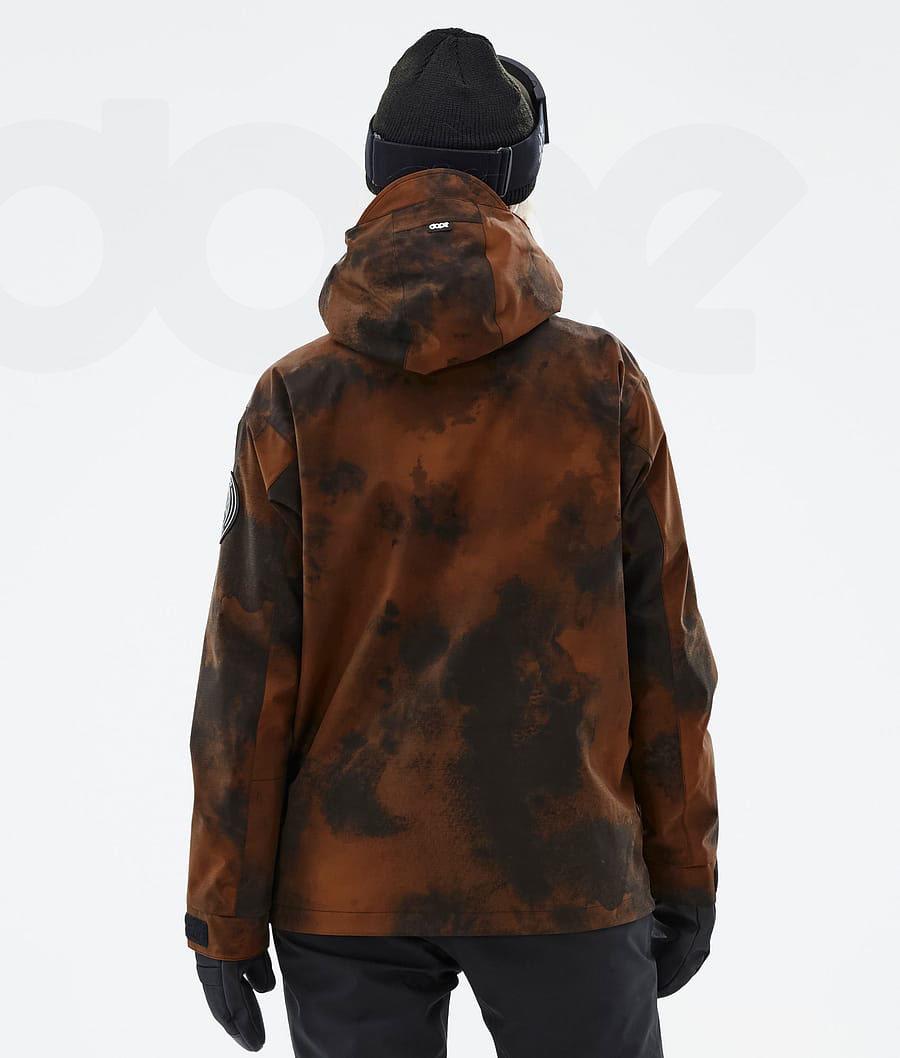 Dope Blizzard W Smudge Snowboardjacken Damen Orange | CH1595SO