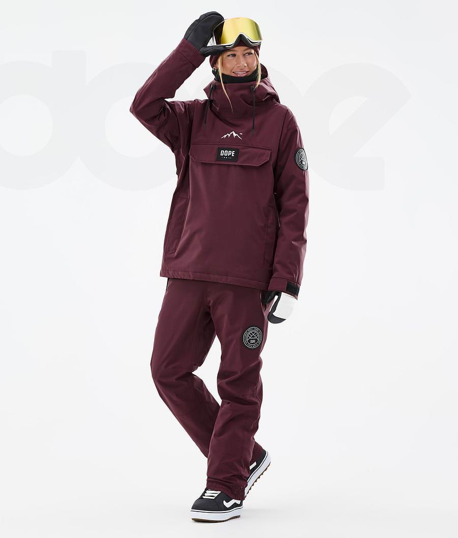 Dope Blizzard W Snowboardjacken Damen Bordeaux | CH1622DN