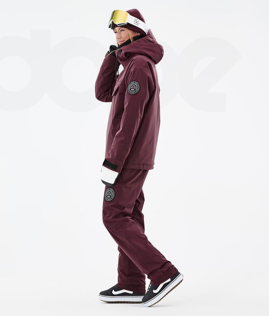 Dope Blizzard W Snowboardjacken Damen Bordeaux | CH1622DN