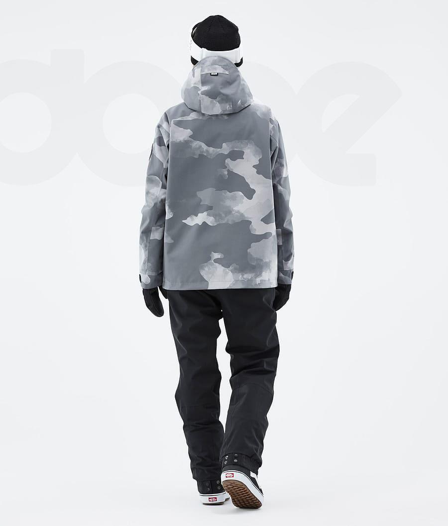 Dope Blizzard W Snowboardjacken Damen Grau Camouflage | CH1620AP