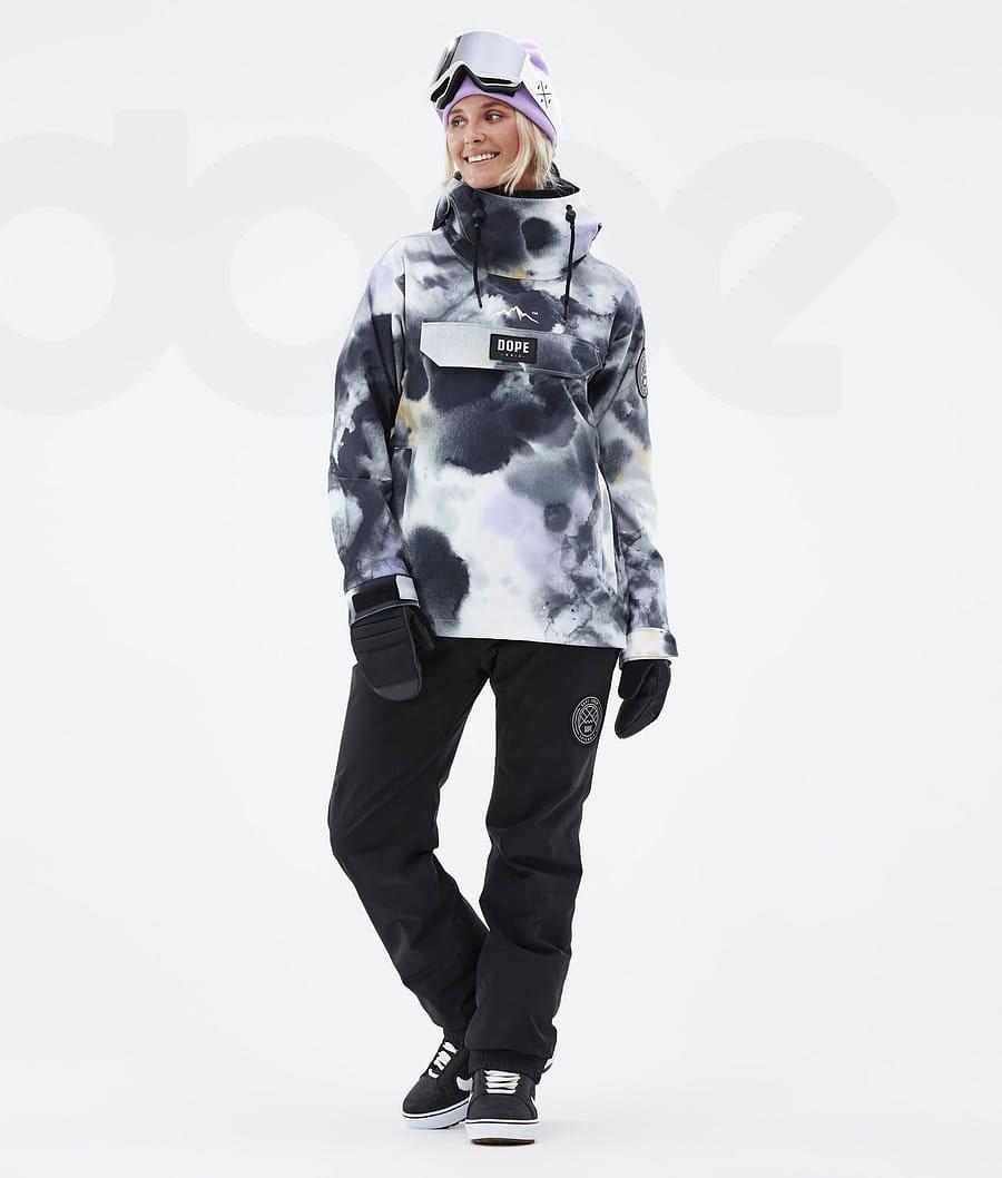 Dope Blizzard W Tiedye Snowboardjacken Damen Schwarz Lila | CH1593PQ