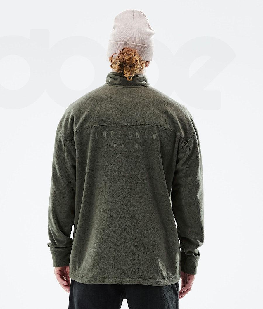 Dope Comfy 2021 Fleece Herren Olivgrün Grün | CH2041HK