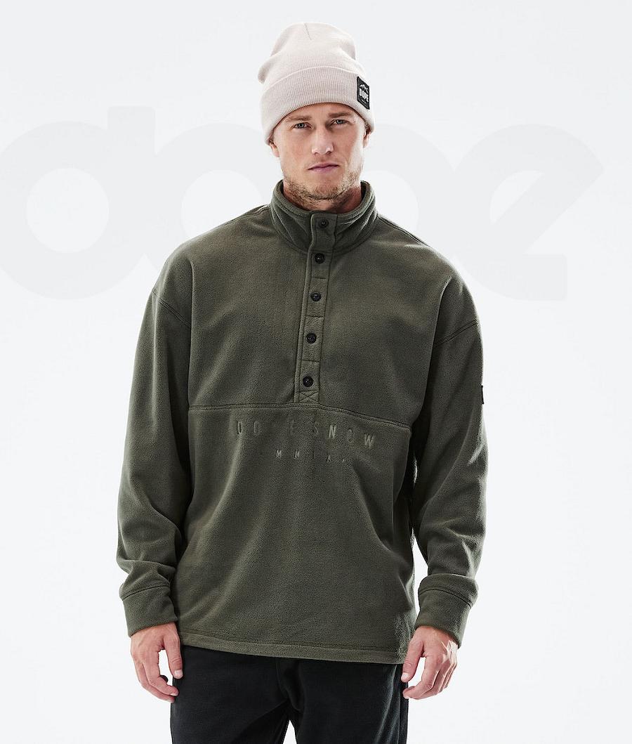 Dope Comfy 2021 Fleece Herren Olivgrün Grün | CH2041HK