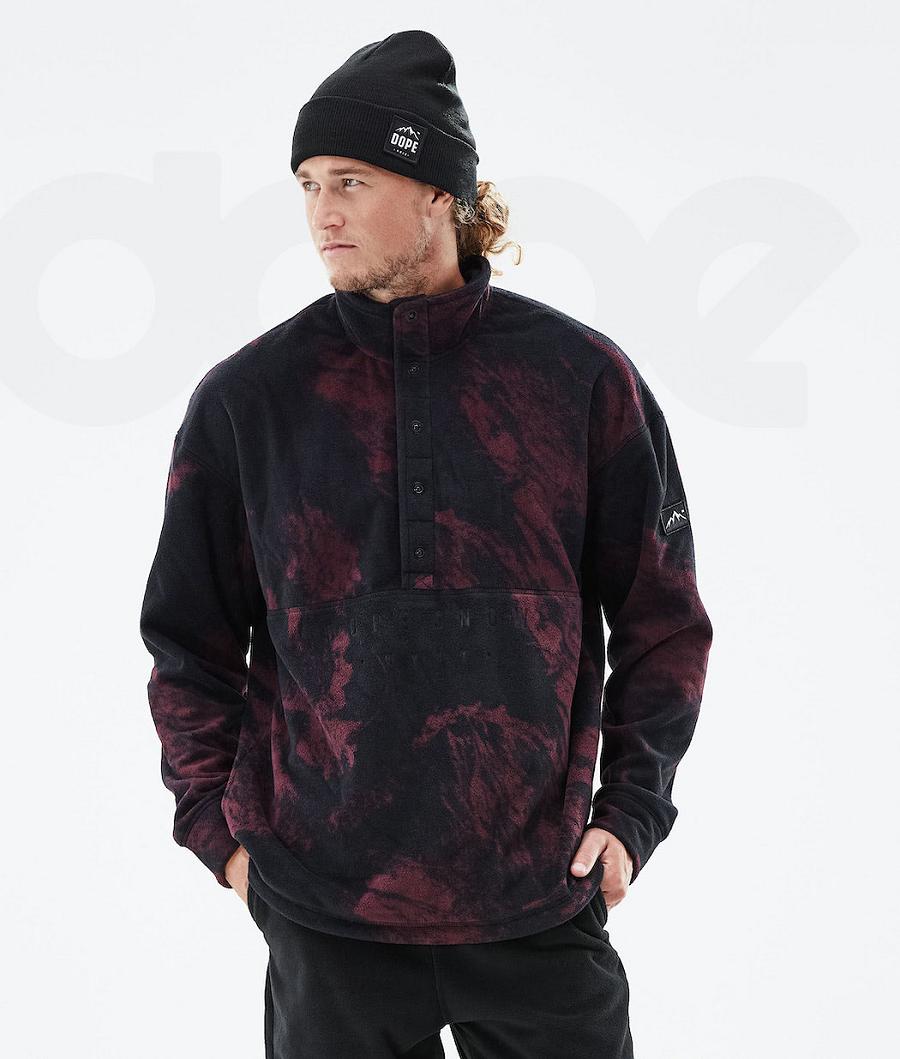 Dope Comfy 2021 Paint Fleece Herren Bordeaux | CH2039FM