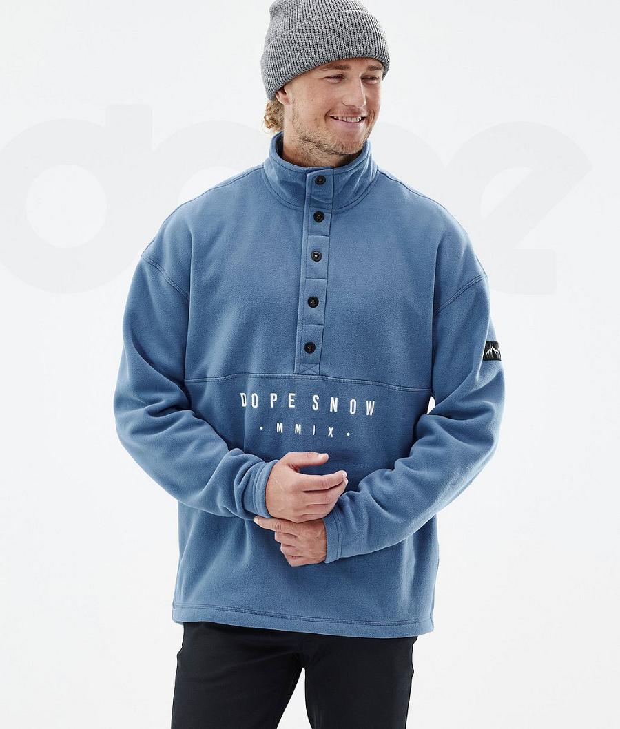 Dope Comfy Fleece Herren Blau Grau | CH2042JJ