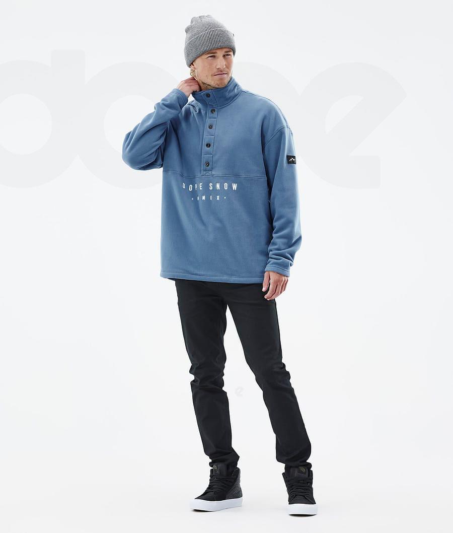 Dope Comfy Fleece Herren Blau Grau | CH2042JJ