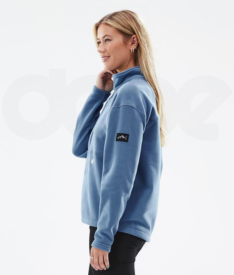 Dope Comfy W Fleece Damen Blau Grau | CH1217BC