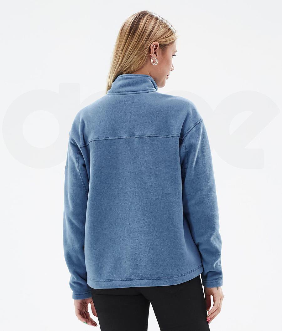 Dope Comfy W Fleece Damen Blau Grau | CH1217BC