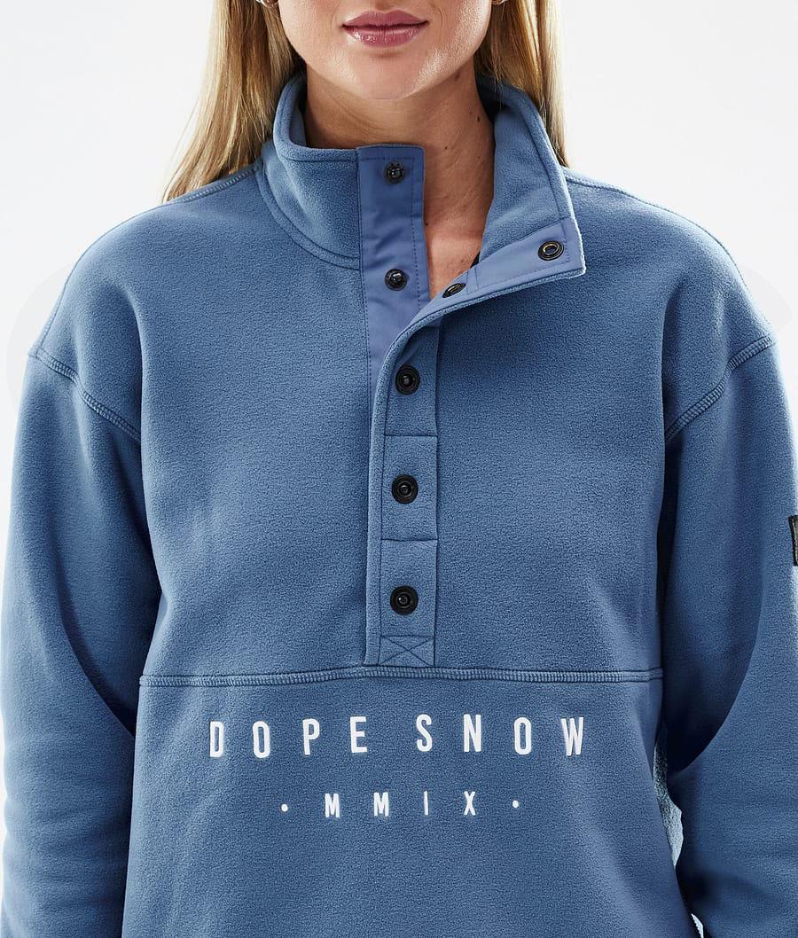 Dope Comfy W Fleece Damen Blau Grau | CH1217BC