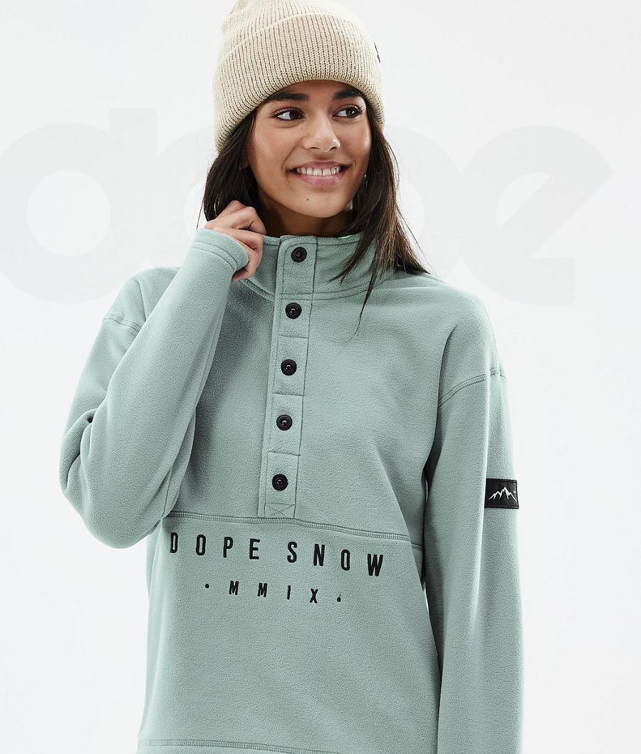 Dope Comfy W Fleece Damen Grün | CH1214XF