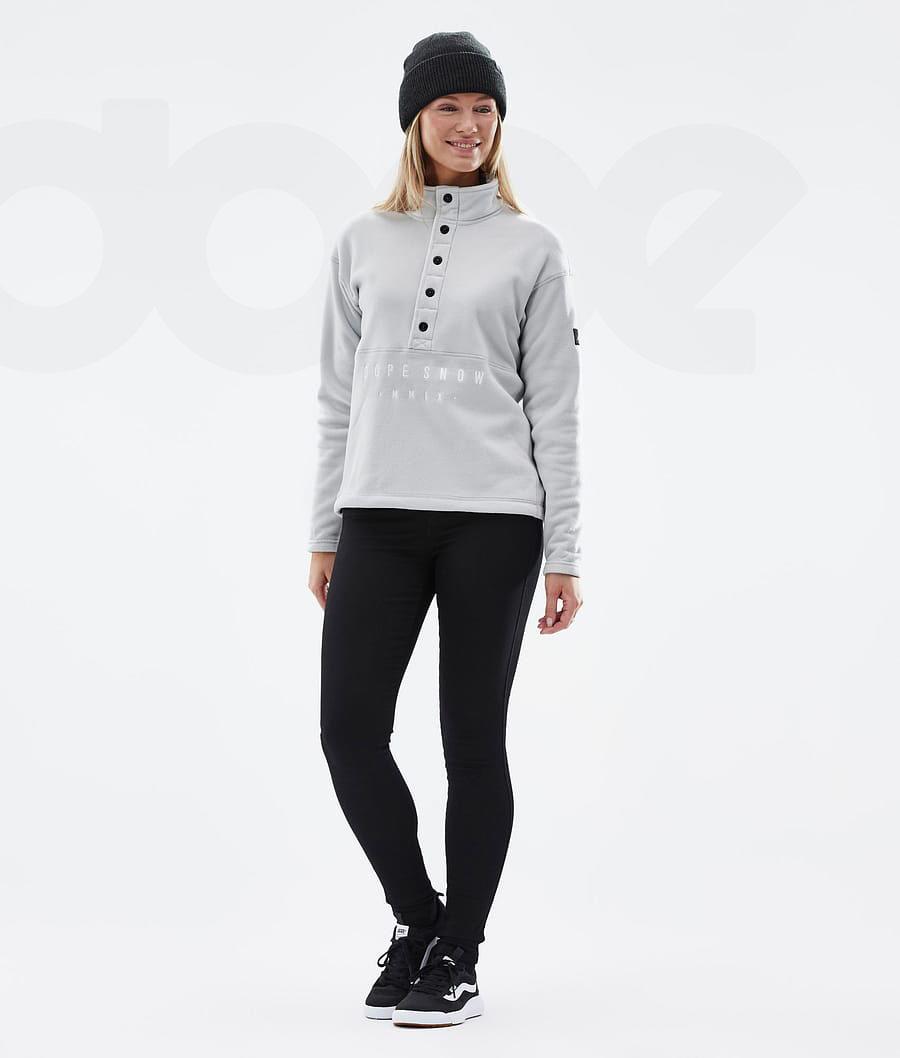 Dope Comfy W Fleece Damen Silber | CH1213ZG