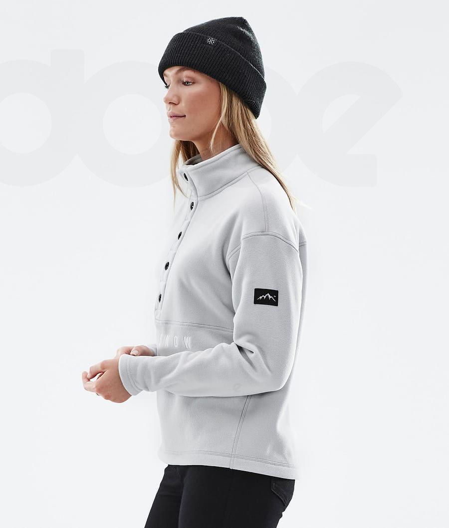 Dope Comfy W Fleece Damen Silber | CH1213ZG