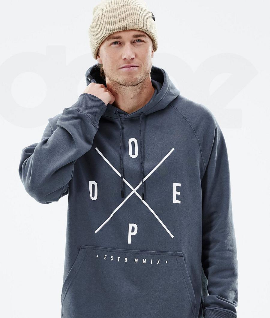 Dope Common 2X-Up Hoodie Herren Blau | CH2071ZG