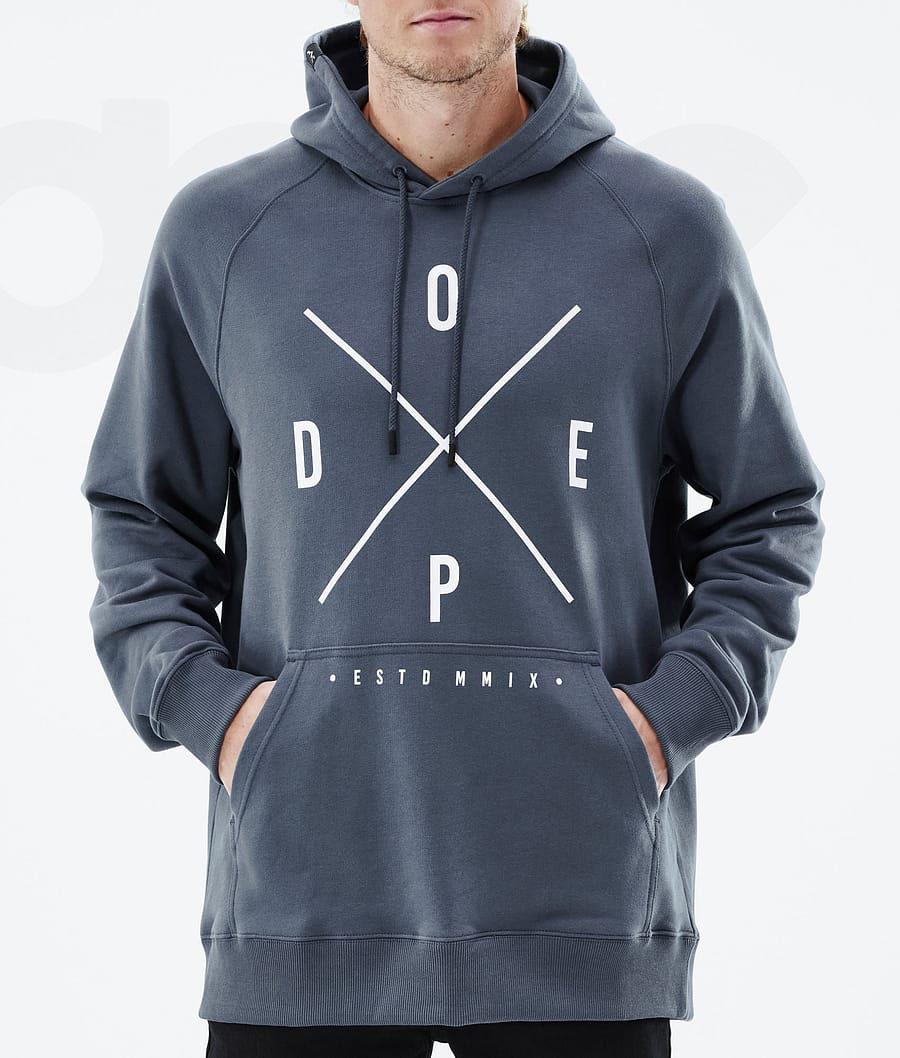 Dope Common 2X-Up Hoodie Herren Blau | CH2071ZG