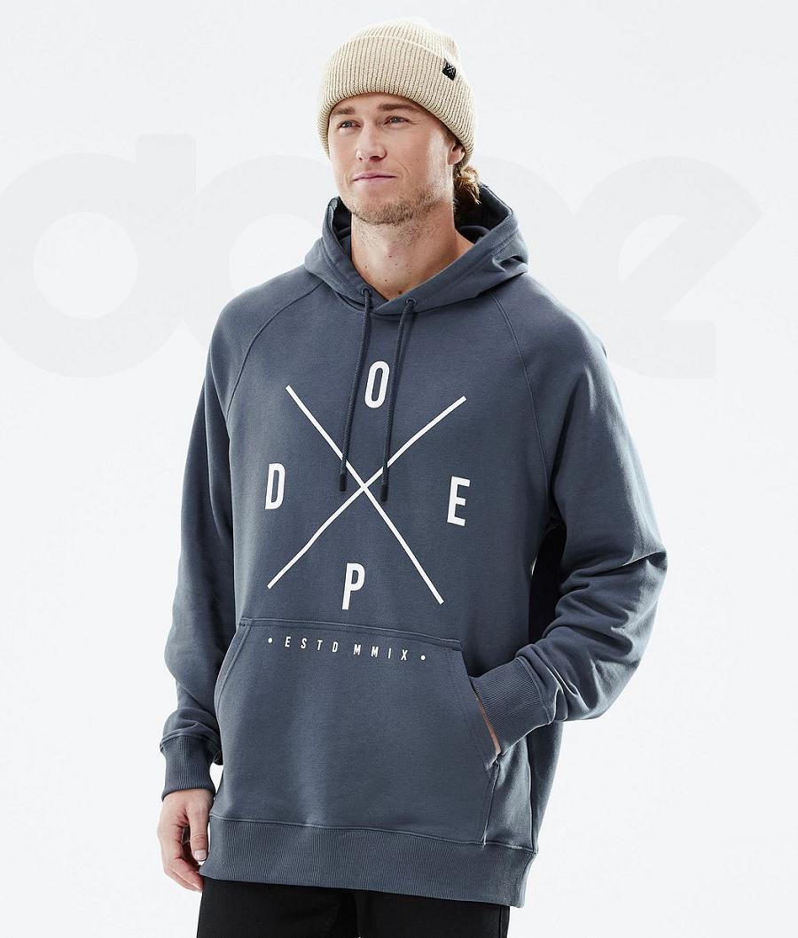 Dope Common 2X-Up Hoodie Herren Blau | CH2071ZG