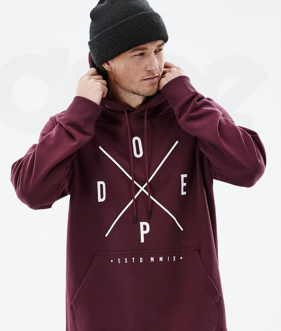 Dope Common 2X-Up Hoodie Herren Bordeaux | CH2072XF