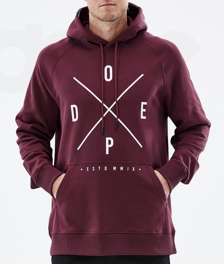 Dope Common 2X-Up Hoodie Herren Bordeaux | CH2072XF